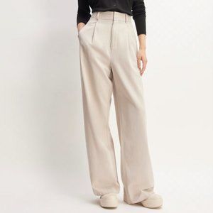Everlane Way Hight Drape Pant - Sandstone